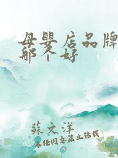 母婴店品牌加盟那个好