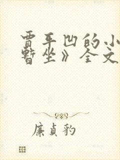 贾平凹的小说《暂坐》全文