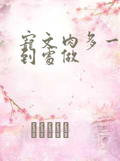 宠文肉多一对一到处做