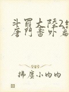 斗罗大陆2绝世唐门番外篇