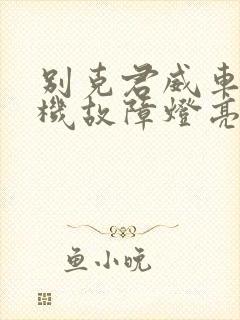 别克君威车发动机故障灯亮怎么回事