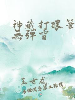 神藏打眼笔趣阁无弹窗