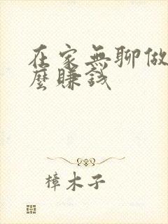在家无聊做点什么赚钱