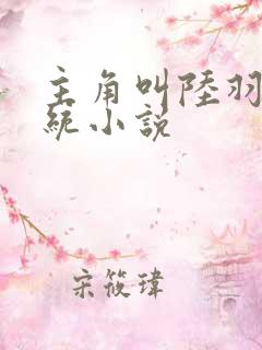 主角叫陆羽的系统小说