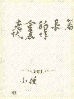 老舍的长篇小说代表作