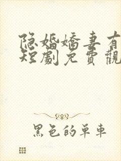 隐婚娇妻有点甜短剧免费观看