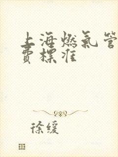 上海燃气管道收费标准
