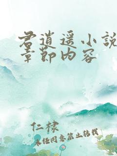 君逍遥小说最新章节内容