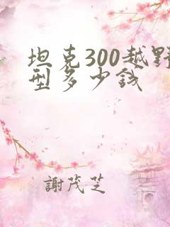 坦克300越野型多少钱
