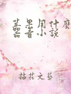 苹果用什么阅读器看小说