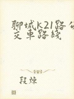 聊城k21路公交车路线