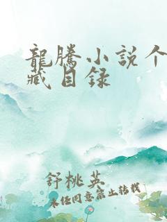 龙腾小说个人珍藏目录