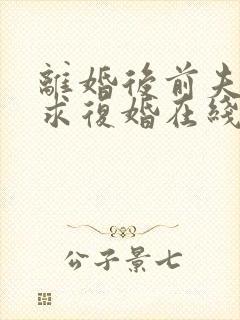离婚后前夫哭着求复婚在线版