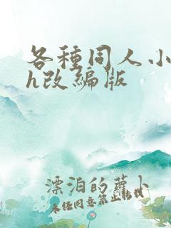 各种同人小说的h改编版
