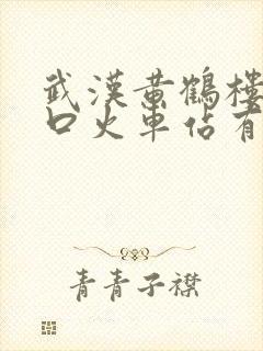 武汉黄鹤楼离汉口火车站有多远