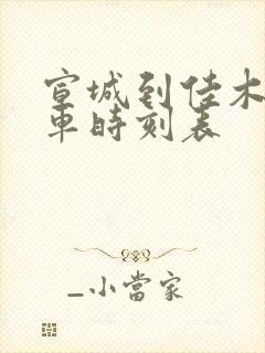 宣城到佳木斯火车时刻表