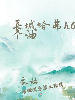 长城哈弗h6几个油