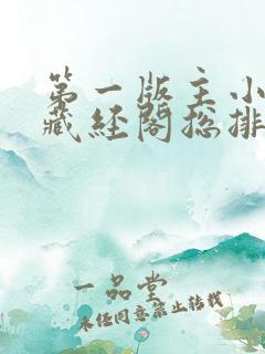 第一版主小说网藏经阁总排行