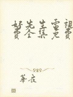 好先生电视剧免费全集免费播放
