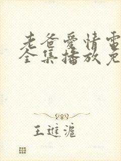 老爸爱情电视剧全集播放免费观看