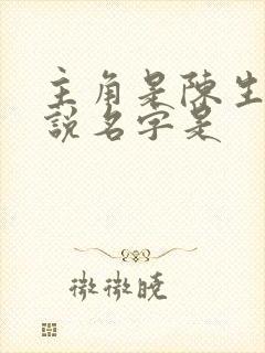 主角是陈生的小说名字是