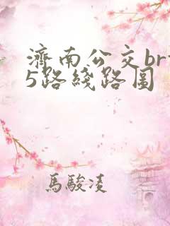济南公交brt5路线路图