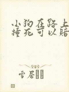 小狗在路上被车撞死可以赔吗