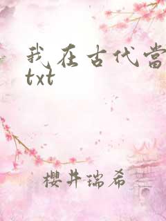 我在古代当王爷txt