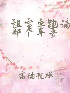 租电车跑滴滴找哪个平台
