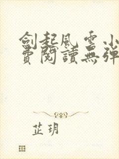 剑起风云小说免费阅读无弹窗