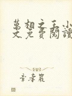 万相之王小说全文免费阅读无弹窗
