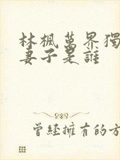 林枫万界独尊的妻子是谁