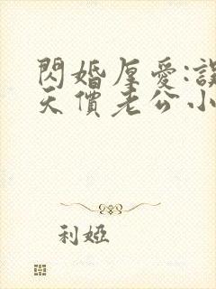 闪婚厚爱:误嫁天价老公小说免费阅读