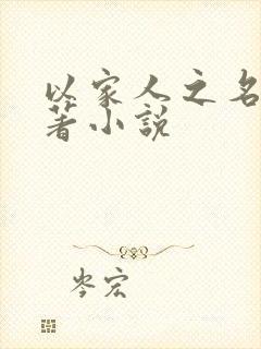 以家人之名的原著小说