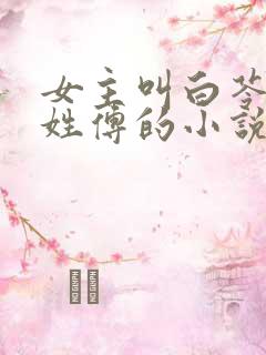 女主叫白苓男主姓傅的小说
