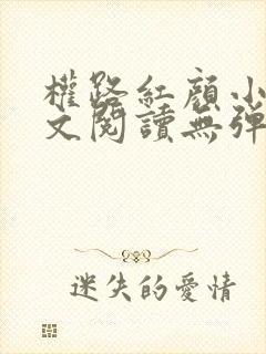 权路红颜小说全文阅读无弹窗