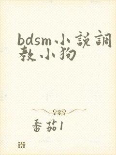 bdsm小说调教小狗