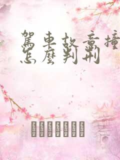 驾车故意撞死人怎么判刑