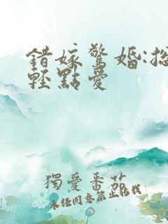 错嫁惊婚:总裁轻点爱