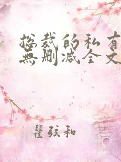 总裁的私有宝贝无删减全文阅读