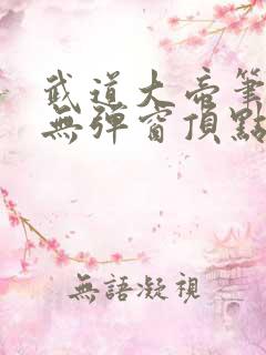 武道大帝笔趣阁无弹窗顶点