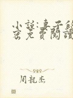 小说:妻子的秘密免费阅读