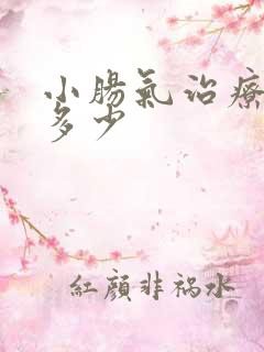 小肠气治疗费用多少