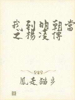 我到明朝当王爷之杨凌传