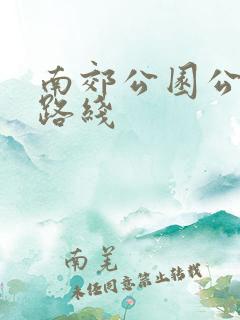 南郊公园公交车路线