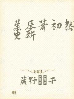 叶辰萧初然最快更新