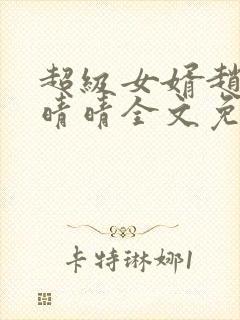 超级女婿赵旭李晴晴全文免费