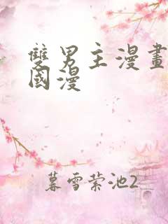 双男主漫画推荐国漫