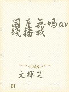 国产无吗av在线播放