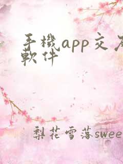 手机app交友软件